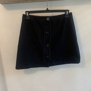 Francesca’s black skirt